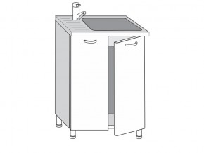 2.60.2м Шкаф-стол на 600мм под врезную мойку с 2-мя дверцами в Первоуральске - pervouralsk.магазин96.com | фото