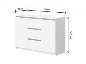 Комод с 3-мя ящиками и дверками СГ Модерн в Первоуральске - pervouralsk.магазин96.com | фото