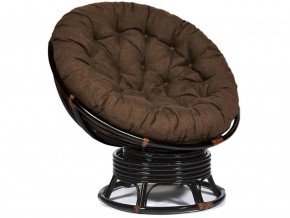 Кресло-качалка Papasan w 23/01 B с подушкой Antique brown, ткань Коричневый в Первоуральске - pervouralsk.магазин96.com | фото