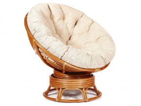 Кресло-качалка Papasan w 23/01 B с подушкой Cognac, ткань Старт в Первоуральске - pervouralsk.магазин96.com | фото