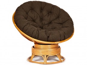 Кресло-качалка Papasan w 23/01 B с подушкой Honey, ткань Коричневый в Первоуральске - pervouralsk.магазин96.com | фото