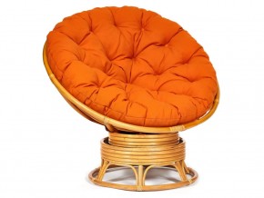 Кресло-качалка Papasan w 23/01 B с подушкой Honey, ткань Оранжевый в Первоуральске - pervouralsk.магазин96.com | фото