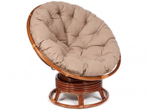 Кресло-качалка Papasan w 23/01 B с подушкой Pecan, экошерсть Коричневый в Первоуральске - pervouralsk.магазин96.com | фото